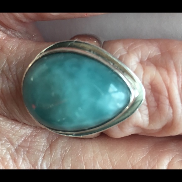 โฌ๏ธโฌโฌ๏ธ ๐STERLING SILVER ๐LARIMAR HOST PICK ๐ - Picture 6 of 7